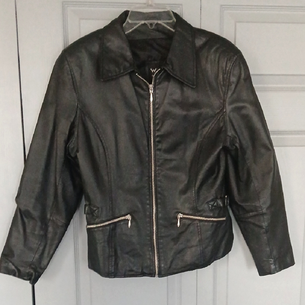 Wilsons Women's Black Leather Jacket
